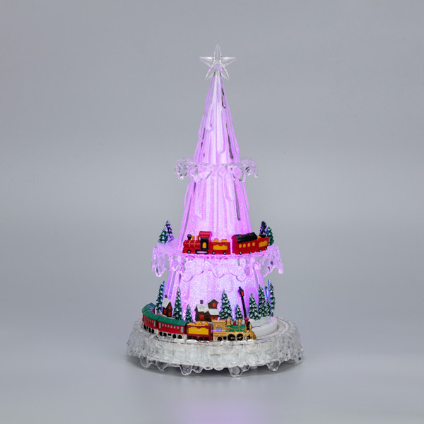 Изображение товара Световая фигурка Neon-Night Новогодний поезд с мелодией 513-025