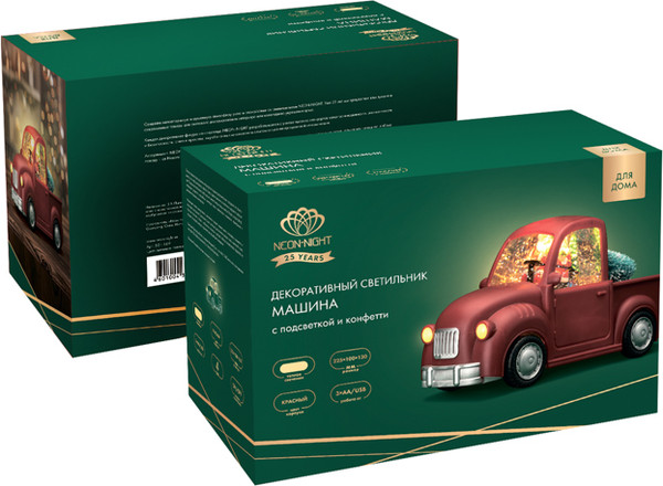 Изображение товара Световая фигурка Neon-Night Машина с подсветкой и конфетти 501-169