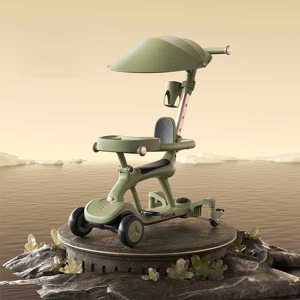 Изображение товара Трехколесный велосипед с ручкой Sundays Kido (зеленый)