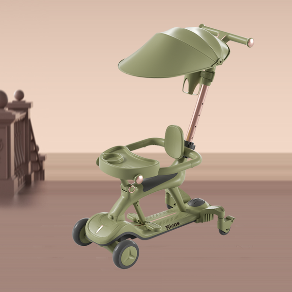 Изображение товара Трехколесный велосипед с ручкой Sundays Kido (зеленый)