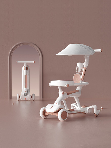 Изображение товара Трехколесный велосипед с ручкой Sundays Kido (розовый)