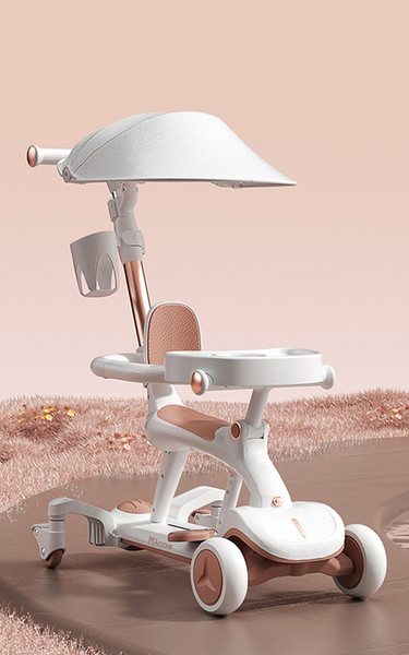 Изображение товара Трехколесный велосипед с ручкой Sundays Kido (розовый)