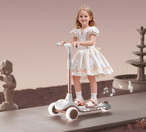 Изображение товара Трехколесный велосипед с ручкой Sundays Kido (розовый)