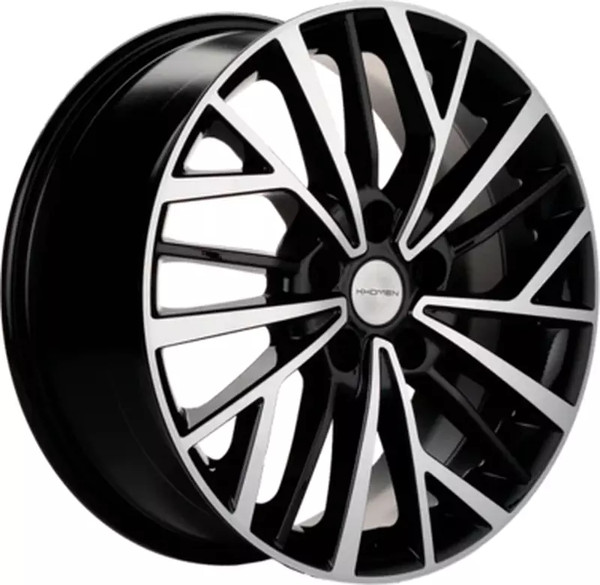 Изображение товара Литой диск Khomen KHW1717 Qashqai 17x7" 5x114.3мм DIA 66.1мм ET 40мм Black FP