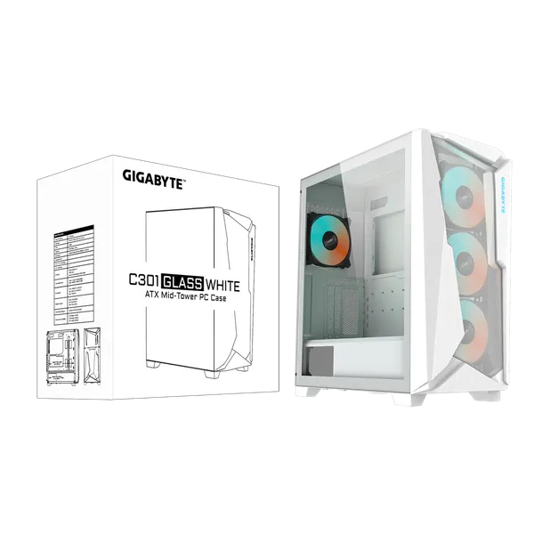 Изображение товара Корпус для компьютера Gigabyte GB-C301GW (без БП)