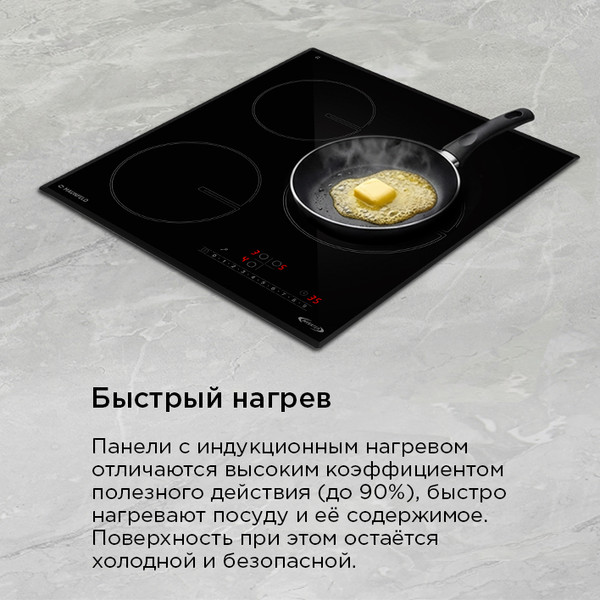 Изображение товара Индукционная варочная панель Maunfeld AVI4534SSBK