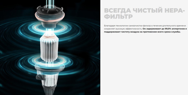 Изображение товара Вертикальный пылесос Redmond VH1330 (серый)