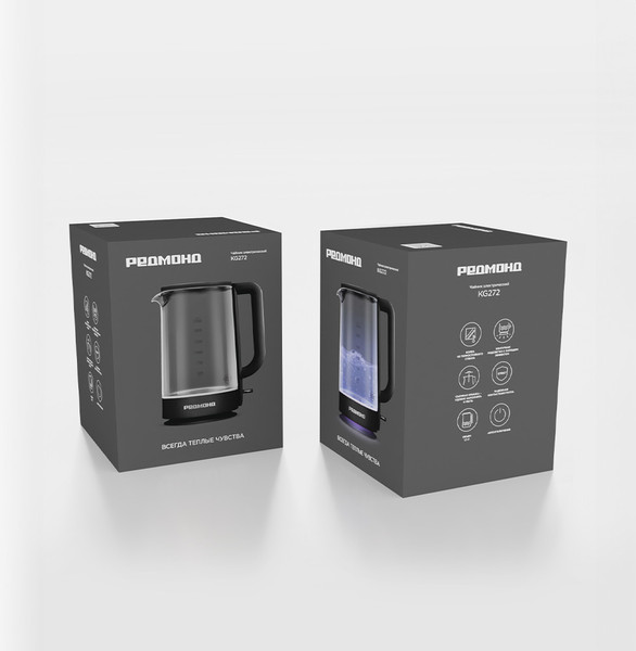 Изображение товара Электрочайник Redmond KG272 (черный)