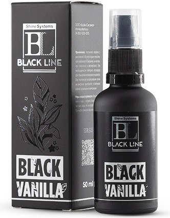 Изображение товара Освежитель автомобильный Shine Systems Black Line Black Vanilla / SSBL973 (50мл)