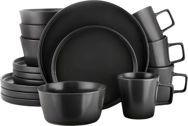 Изображение товара Набор столовой посуды Classmark Montserrat / ZQW01292 (16пр, черный)