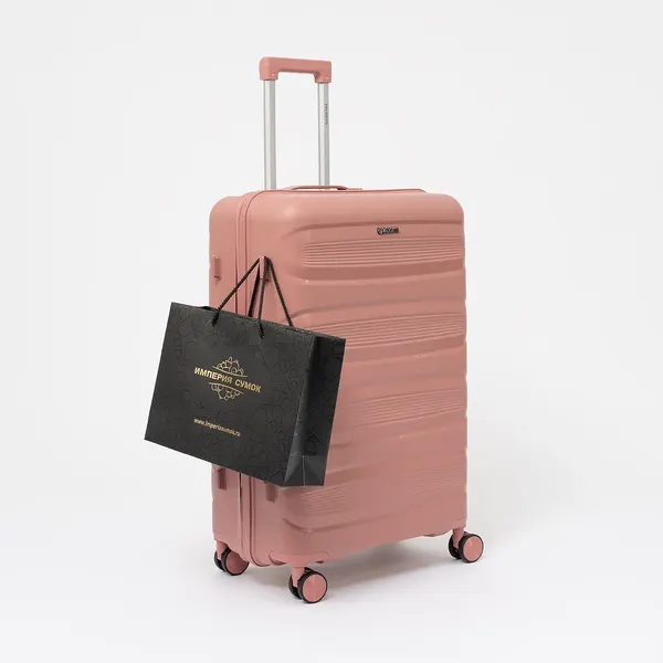 Изображение товара Чемодан на колесах Valigetti 344-8037/3-27PNK (розовый)