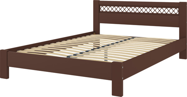 Изображение товара Полуторная кровать Bravo Мебель Шейла 140х200 (орех)