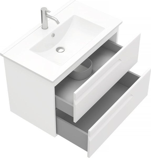 Изображение товара Тумба под умывальник Laparet Atlas 80 / LA-WCAB-80-122 (белый матовый)