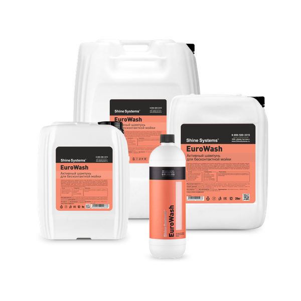 Изображение товара Автошампунь Shine Systems EuroWash / SS939 (900мл)