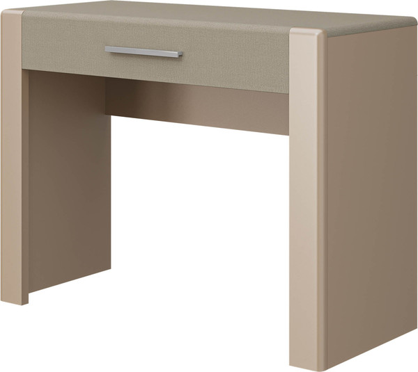 Изображение товара Туалетный столик Bravo Мебель Вива (ЛДСП латте/МДФ мокко глянец/текстиль)