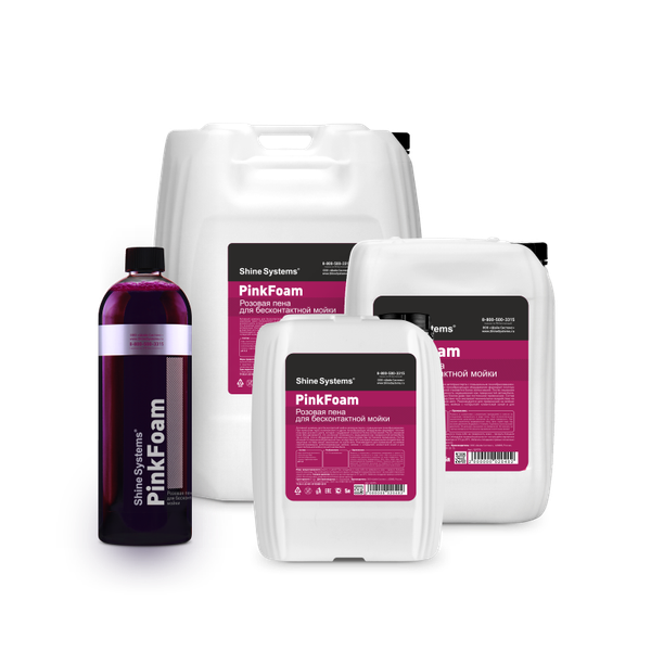 Изображение товара Автошампунь Shine Systems PinkFoam / SS719 (750мл)