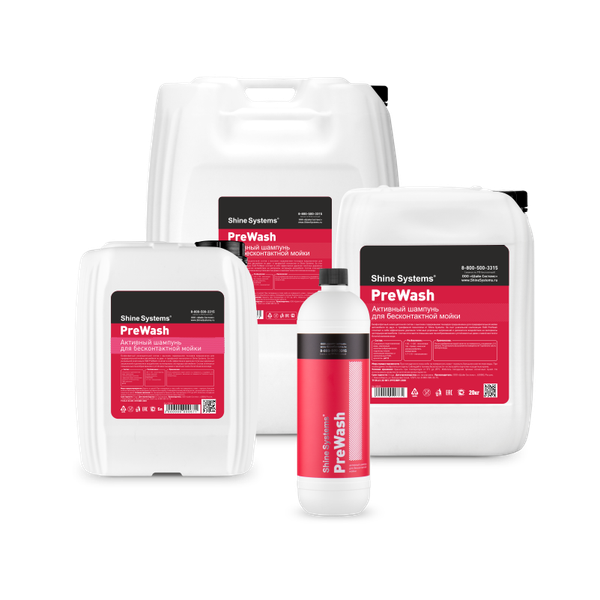 Изображение товара Автошампунь Shine Systems PreWash / SS810 (5л)