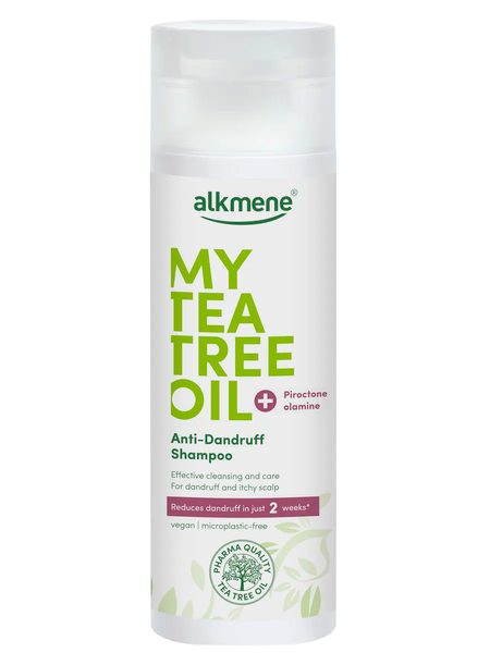 Изображение товара Шампунь для волос Alkmene Против перхоти и зуда с маслом чайного дерева / 40056320 (200мл)