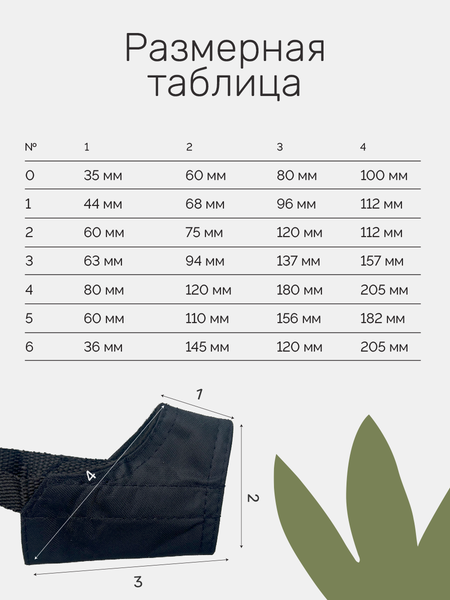 Изображение товара Намордник для собак ZOONIK №0 / 1221