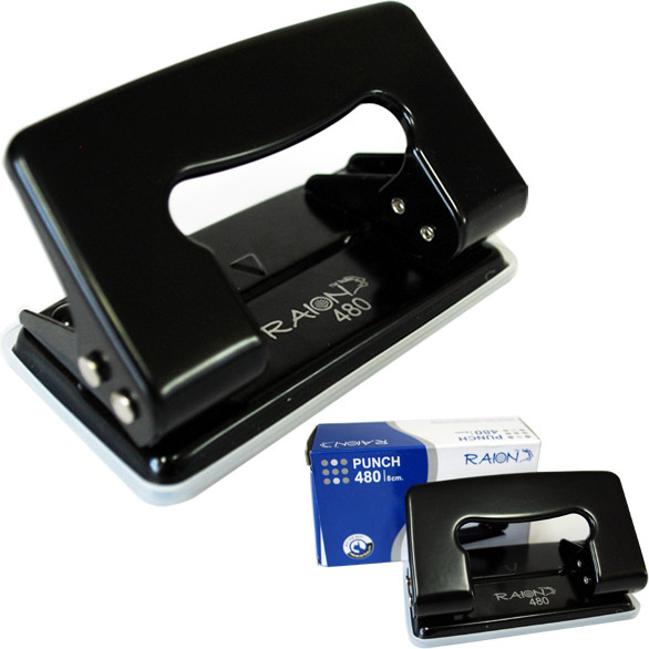 Изображение товара Дырокол Raion 480(BL) (черный)