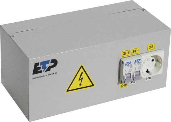Изображение товара Ящик силовой ETP ЯТП 0.25кВА 230/36В IP31 / 800931