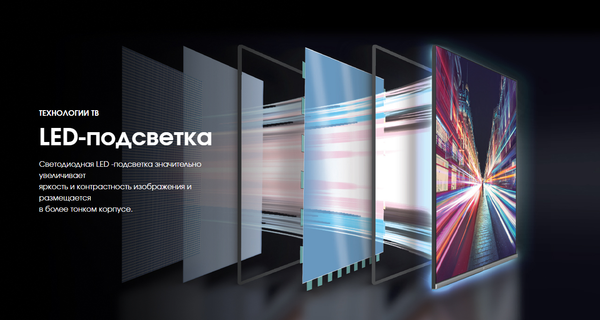 Изображение товара Телевизор Shivaki 43" S43KF5000 (черный)