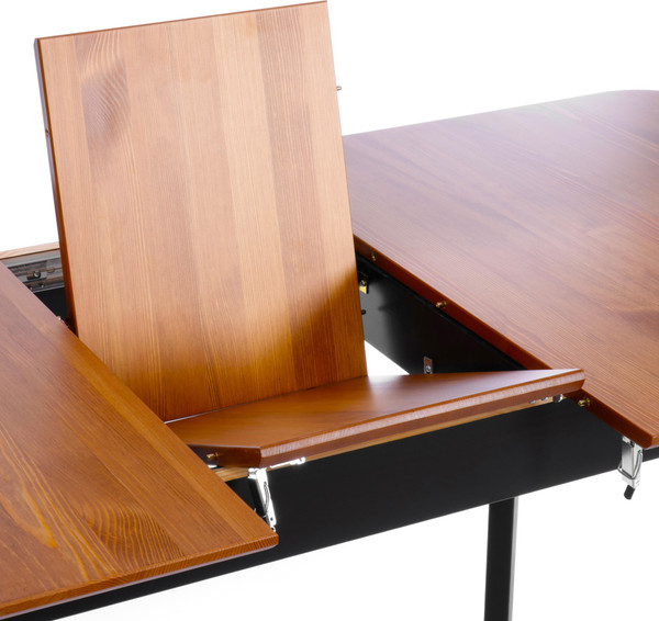 Изображение товара Обеденный стол Tetchair Соната Люкс раздвижной (антик/черный)