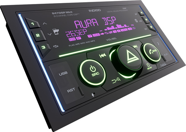 Изображение товара Бездисковая автомагнитола AURA Indigo 847DSP MkII