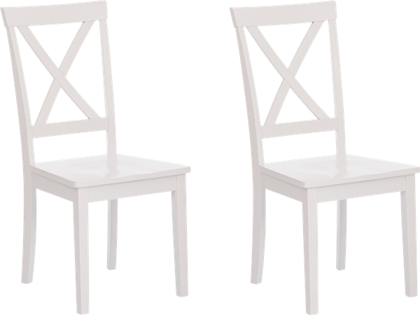 Изображение товара Набор стульев Tetchair Golfi (2шт, дерево гевея/Pure White)