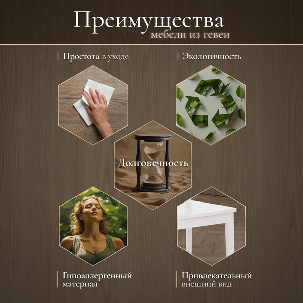 Изображение товара Набор стульев Tetchair Golfi (2шт, дерево гевея/Pure White)