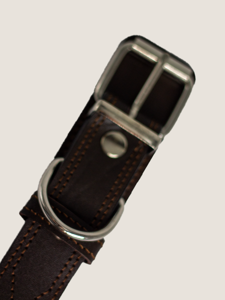 Изображение товара Ошейник ZOONIK Премиум классик / 10132-2 (коричневый)