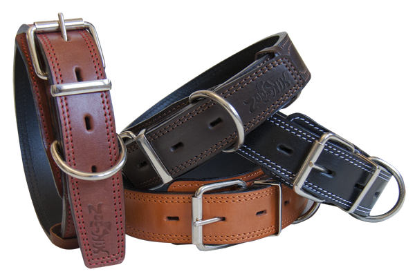 Изображение товара Ошейник ZOONIK Премиум классик / 10132-2 (коричневый)