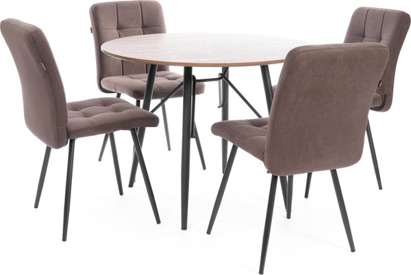 Изображение товара Стул Tetchair Medeo велюр (коричневый)
