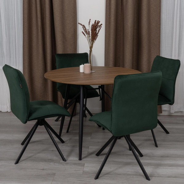 Изображение товара Стул Tetchair Sweet поворотный механизм велюр (изумрудный)