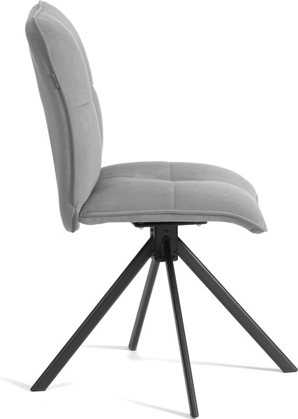 Изображение товара Стул Tetchair Sweet поворотный механизм велюр (серый)