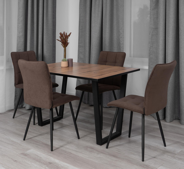 Изображение товара Стул Tetchair Bari велюр (коричневый)