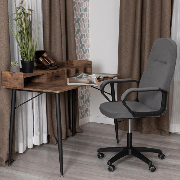 Изображение товара Кресло офисное Tetchair Leader 22 (велюр, серый)