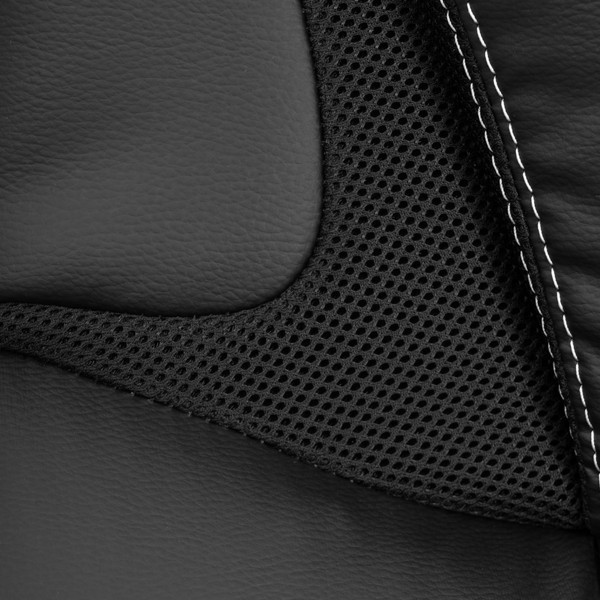 Изображение товара Кресло офисное Tetchair Cambridge metalBL кожзам/ткань (черный)