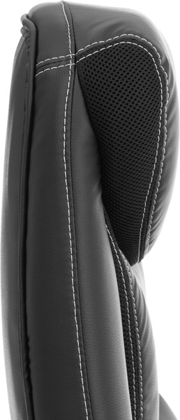 Изображение товара Кресло офисное Tetchair Cambridge metalBL кожзам/ткань (черный)