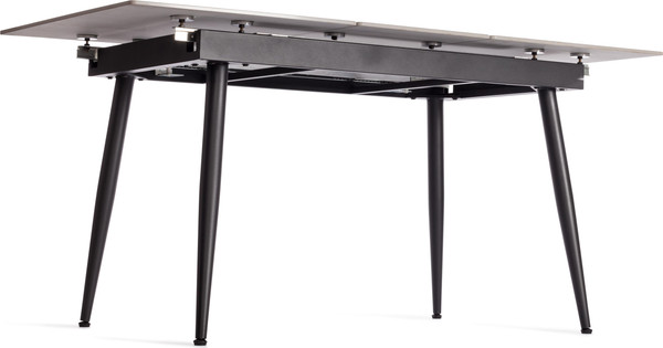 Изображение товара Обеденный стол Tetchair Балморал 120+40x80x75 (серый/черный)