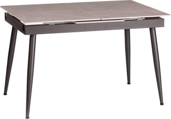 Изображение товара Обеденный стол Tetchair Балморал 120+40x80x75 (серый/черный)