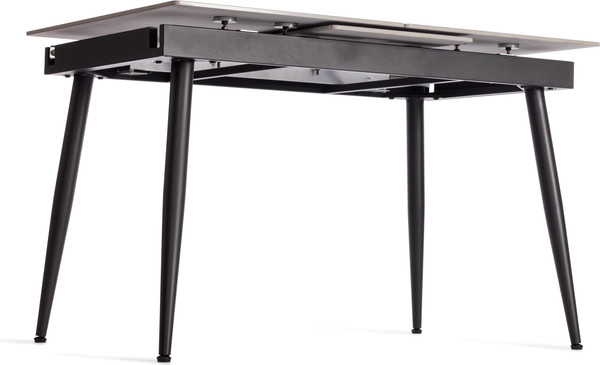 Изображение товара Обеденный стол Tetchair Балморал 120+40x80x75 (серый/черный)