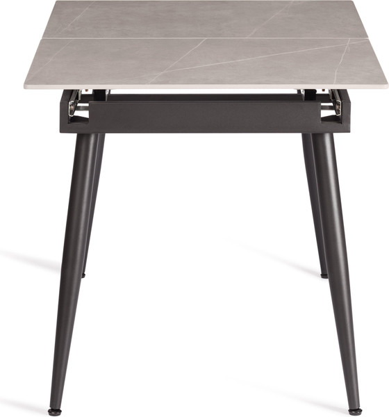 Изображение товара Обеденный стол Tetchair Балморал 120+40x80x75 (серый/черный)