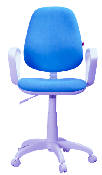 Изображение товара Кресло офисное Фабрикант Комфорт (пластик WH/Candy blue/PL 600)