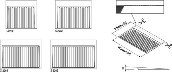 Изображение товара Поддон в шкаф под мойку Starax S-2263-G (серый)