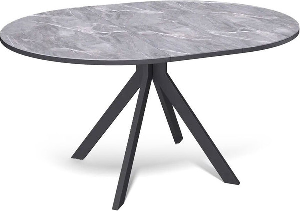Изображение товара Обеденный стол Kenner AR1000 (черный/керамика серый)