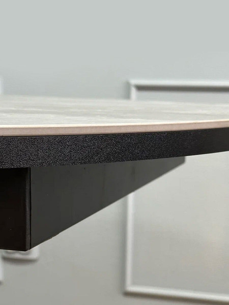 Изображение товара Обеденный стол Kenner AR1000 (черный/керамика серый)