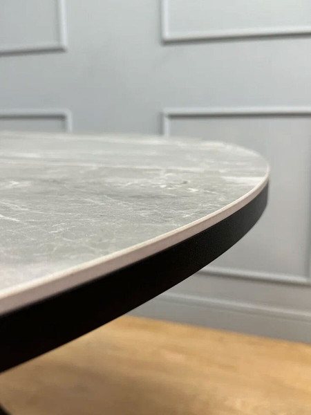 Изображение товара Обеденный стол Kenner AR1000 (черный/керамика серый)