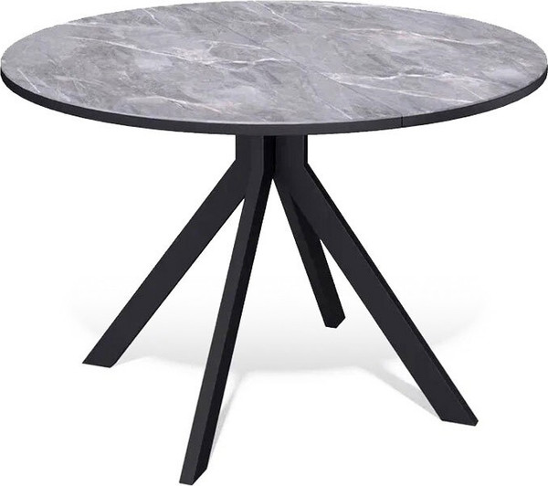 Изображение товара Обеденный стол Kenner AR1000 (черный/керамика серый)