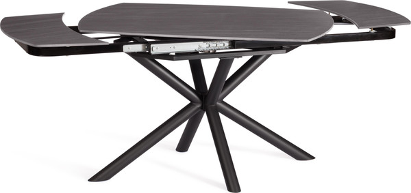 Изображение товара Обеденный стол Tetchair Винстон (темно-серый/черный)